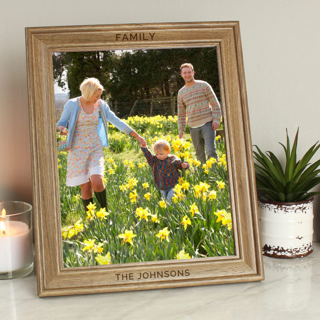 Personalised Free Text 8x10 Wooden Frame