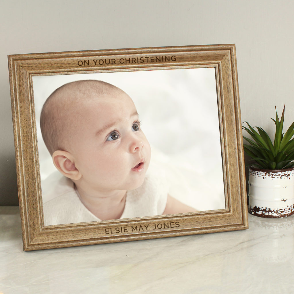 Personalised Free Text 10x8 Wooden Frame
