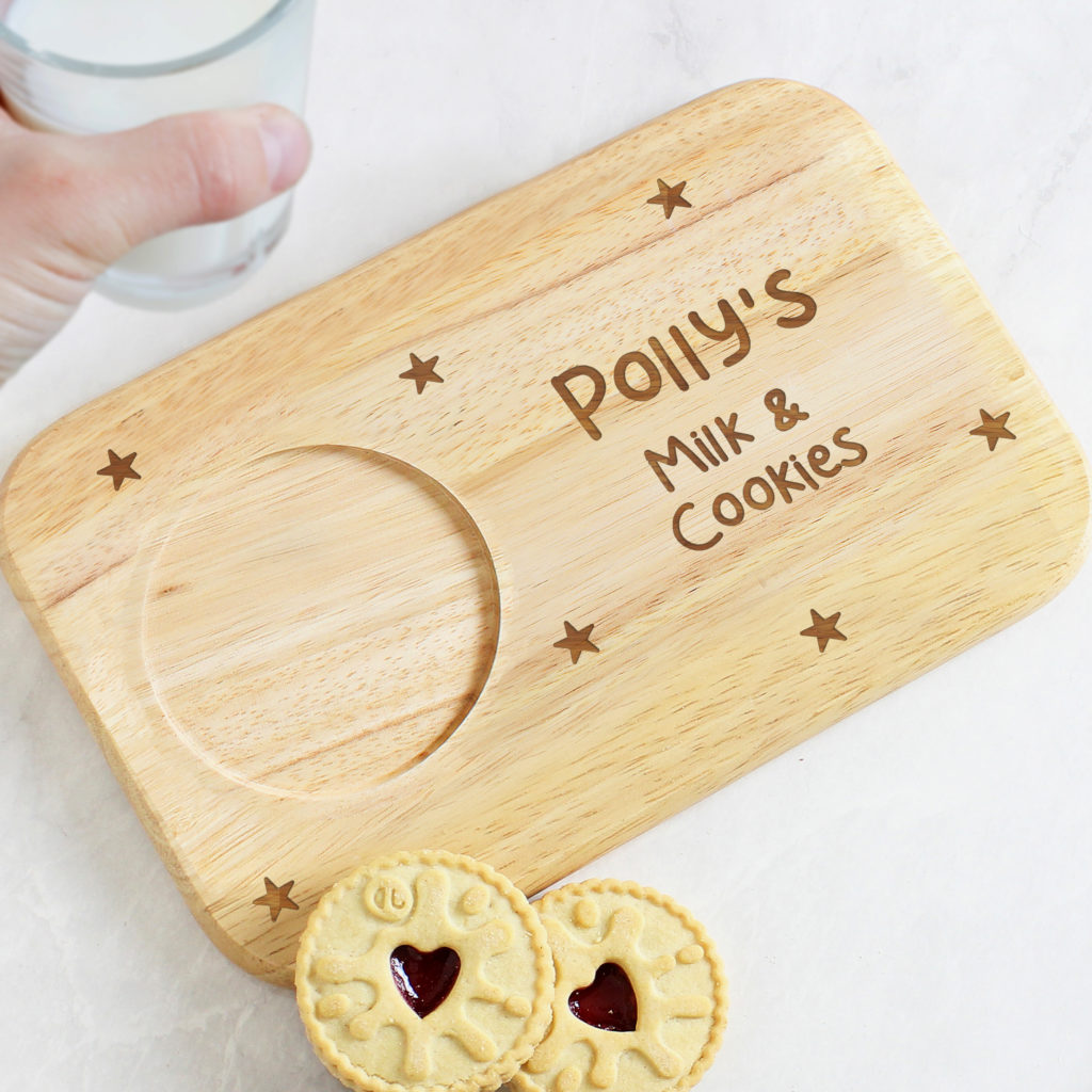 Personalised Stars Wooden Coaster Tray