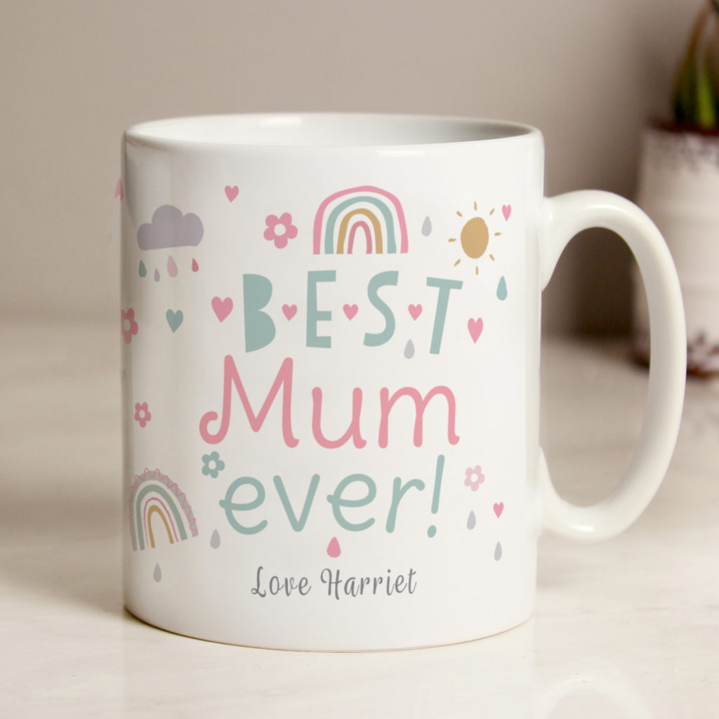 Personalised Best Ever Rainbows & Sunshine Mug