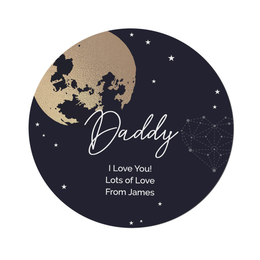 Personalised Sun Moon & Stars Mouse Mat